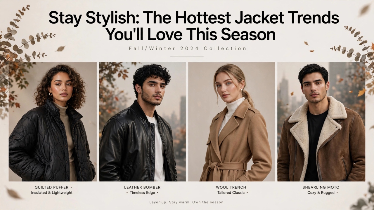 Stay Stylish: The Hottest Jacket Trends You’ll Love This Season