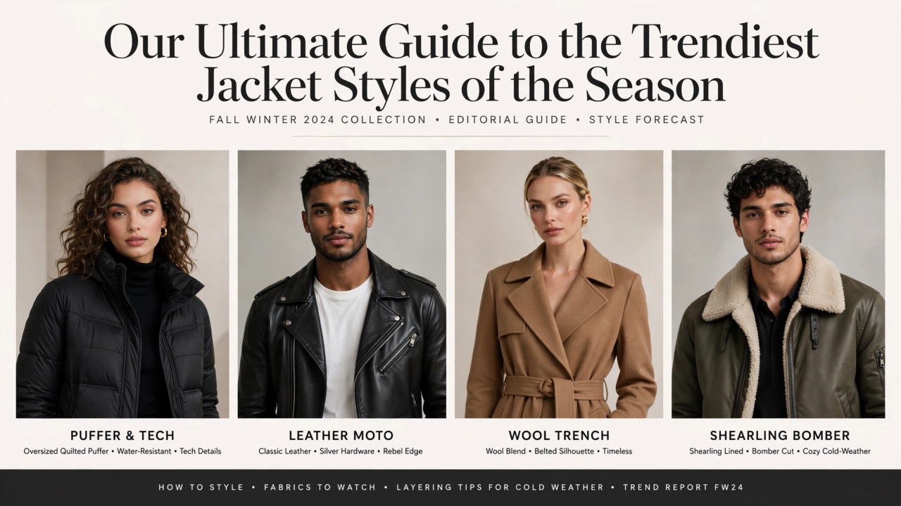 trendiest jacket styles
