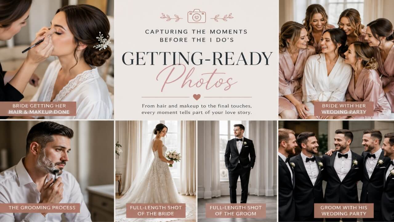 Getting-Ready Photos: A Complete Wedding Photography Guide
