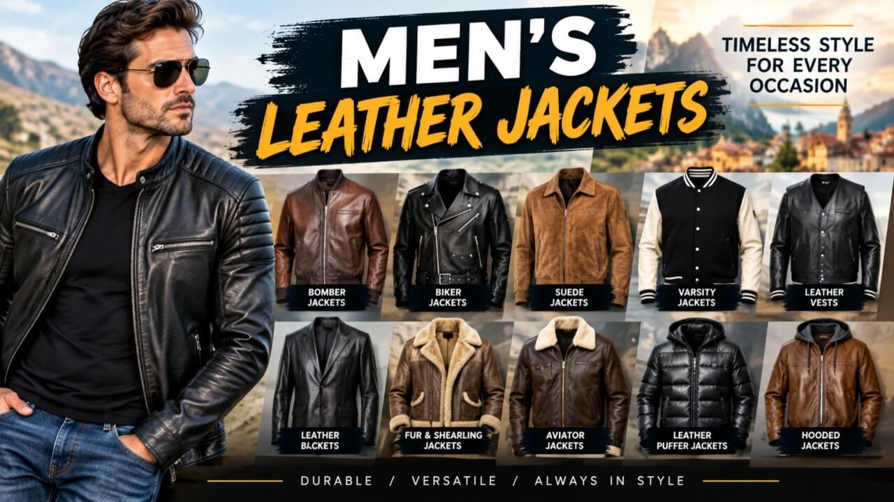 Men Leather clothing